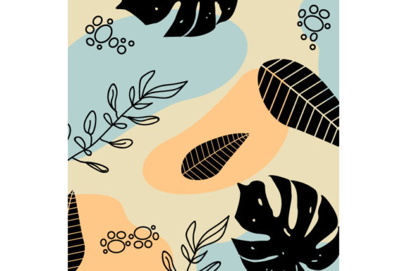 Abstract Floral Seamless Pattern Concept