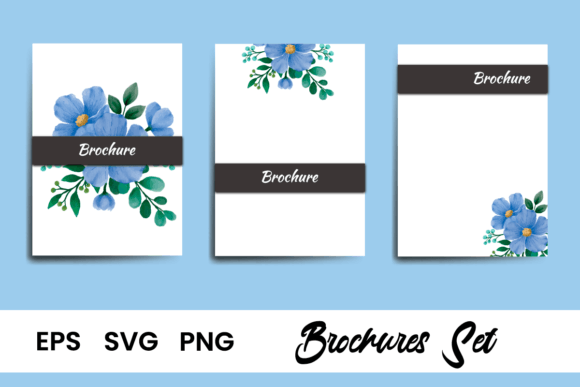 Brochure Flyer Template Beautiful Flower