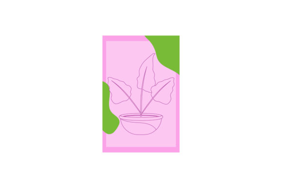 Floral Card Vector Botany