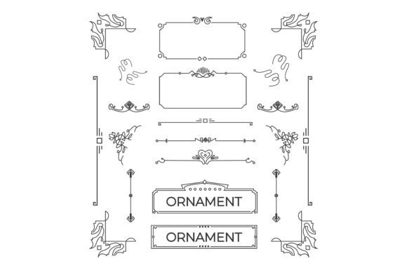 Floral Ornament Elements