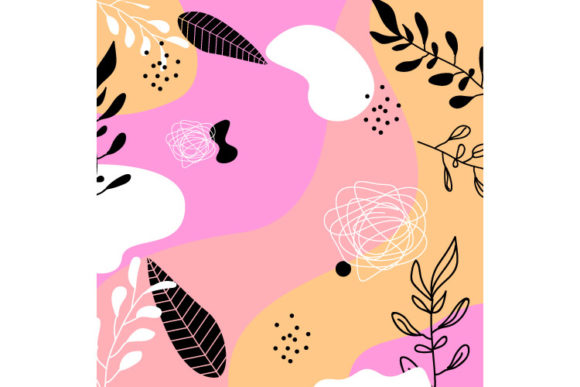 Floral Seamless Pattern Abstract Design