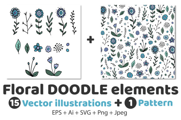 Flowers, Twigs, Green Leaves: A Doodle-Style Embroidery Reality Check