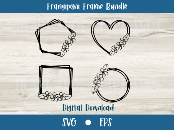 Frangipani Frame BUNDLE