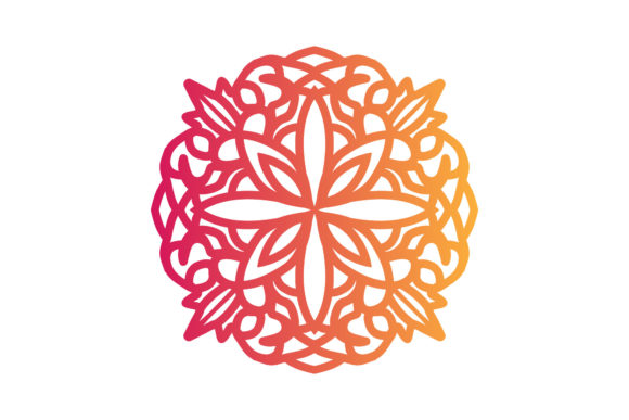 Mandala Icon Element Floral Design Art