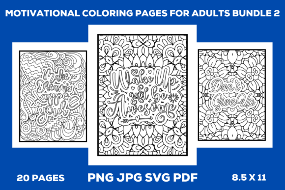 Motivational Coloring Pages for Adults 2
