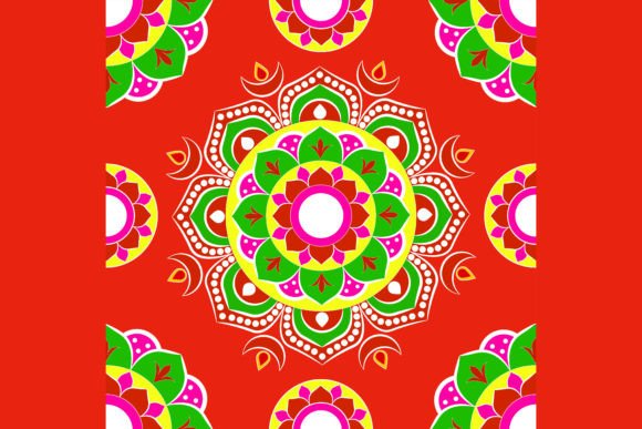 Seamless Pattern with Flowers