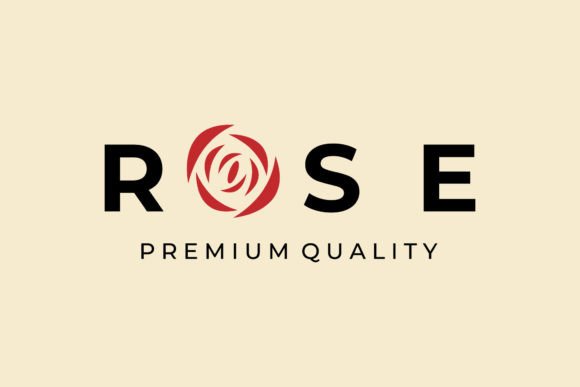 Simple Letter O As Rose Logo Vector Desi