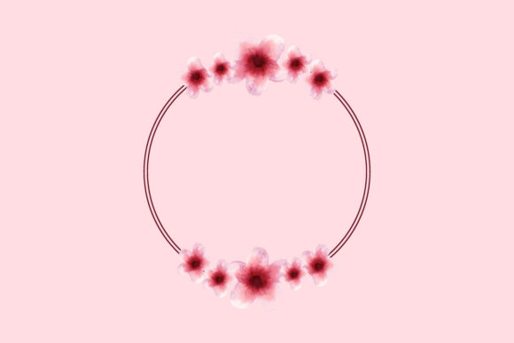 Watercolor Sakura Cherry Blossom Clipart